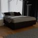 Base Box para Cama Casal 138x188cm Liz S05 Sintético Preto - Mpozenato