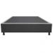 Base Box para Cama Casal 138x188cm Liz S05 Suede Bordado Cinza - Mpozenato