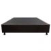 Base Box para Cama Casal 138x188cm Liz S05 Suede Bordado Marrom - Mpozenato
