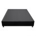 Base Box para Cama Casal 138x188cm Liz S05 Suede Bordado Preto - Mpozenato