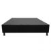 Base Box para Cama Casal 138x188cm Liz S05 Suede Bordado Preto - Mpozenato