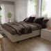 Base Box para Cama Casal King 192x203cm Bipartido Liz S05 Sintético Bege - Mpozenato
