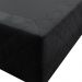 Base Box para Cama Casal King 192x203cm Bipartido Liz S05 Suede Bordado Preto - Mpozenato