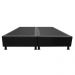 Base Box para Cama Casal King 192x203cm Bipartido Liz S05 Suede Bordado Preto - Mpozenato