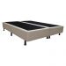 Base Box para Cama Casal Queen 158x198cm Bipartido Liz S05 Sintético Bege - Mpozenato