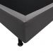 Base Box para Cama Casal Queen 158x198cm Bipartido Liz S05 Sintético Cinza - Mpozenato