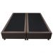 Base Box para Cama Casal Queen 158x198cm Bipartido Liz S05 Sintético Marrom - Mpozenato