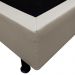 Base Box para Cama Solteiro 88x188cm Liz S05 Sintético Bege - Mpozenato