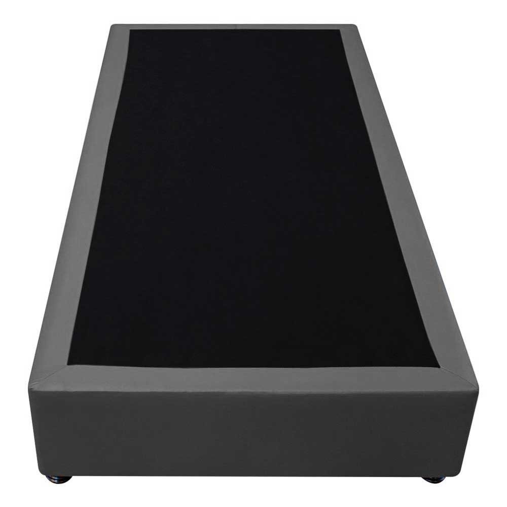 Base Box para Cama Solteiro 88x188cm Liz S05 Sintético Cinza - Mpozenato