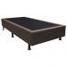 Base Box para Cama Solteiro 88x188cm Liz S05 Sintético Marrom - Mpozenato