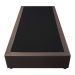 Base Box para Cama Solteiro 88x188cm Liz S05 Sintético Marrom - Mpozenato