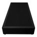 Base Box para Cama Solteiro 88x188cm Liz S05 Sintético Preto - Mpozenato