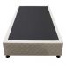 Base Box para Cama Solteiro 88x188cm Liz S05 Suede Bordado Bege - Mpozenato