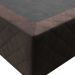 Base Box para Cama Solteiro 88x188cm Liz S05 Suede Bordado Marrom - Mpozenato