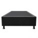Base Box para Cama Solteiro 88x188cm Liz S05 Suede Bordado Preto - Mpozenato