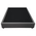 Base Box para Cama Viúva 128x188cm Liz S05 Sintético Cinza - Mpozenato