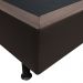 Base Box para Cama Viúva 128x188cm Liz S05 Sintético Marrom - Mpozenato