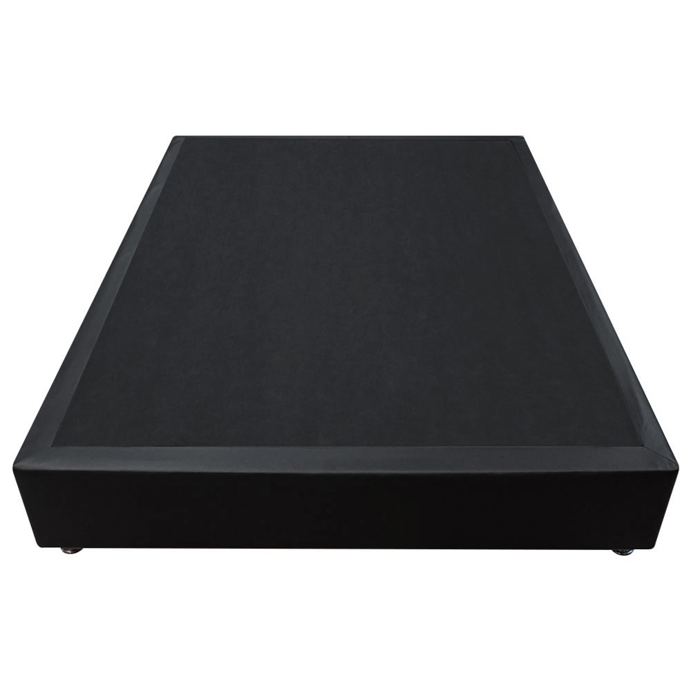 Base Box para Cama Viúva 128x188cm Liz S05 Sintético Preto - Mpozenato