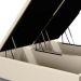 Base Cama Box Baú Casal Queen 158cm Hit Z04 Sintético Bege- Mpozenato