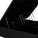 Base Cama Box Baú Casal Queen 158cm Hit Z04 Sintético Preto - Mpozenato