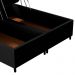 Base Cama Box Baú Casal Queen 158cm Hit Z04 Sintético Preto - Mpozenato