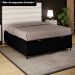 Base Cama Box Baú Casal Queen 158cm Hit Z04 Suede Preto - Mpozenato