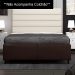 Base Cama Box Casal Queen 158cm Bipartido Hit Z04 Sintético Marrom - Mpozenato