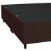 Base Cama Box Casal Queen 158cm Bipartido Hit Z04 Sintético Marrom - Mpozenato