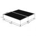 Base Cama Box Casal Queen 158cm Bipartido Hit Z04 Suede Cinza - Mpozenato