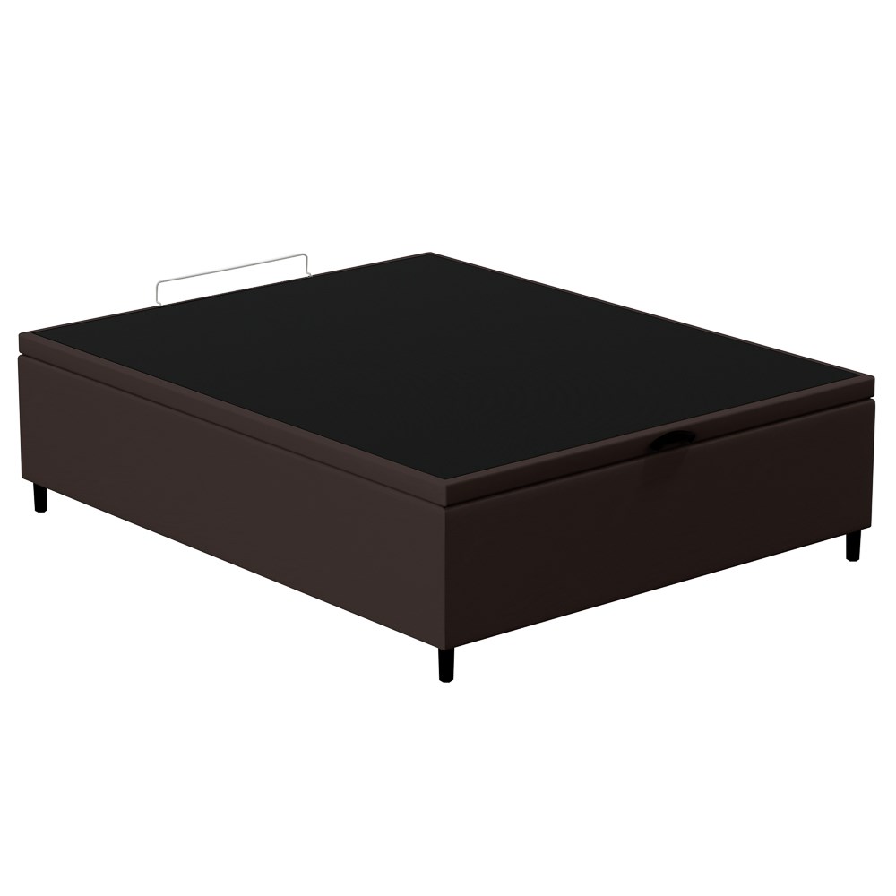 Base para Cama Box Baú Casal 138x188cm Hit I02 Corano Marrom - Mpozenato