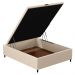 Base para Cama Box Baú Casal 138x188cm Hit I02 Suede Bege - Mpozenato