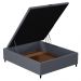 Base para Cama Box Baú Casal 138x188cm Hit I02 Suede Cinza - Mpozenato