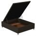 Base para Cama Box Baú Casal 138x188cm Hit I02 Suede Marrom - Mpozenato
