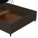 Base para Cama Box Baú Casal 138x188cm Hit I02 Suede Marrom - Mpozenato