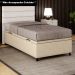 Base para Cama Box Baú Solteiro 88x188cm Hit Z04 Sintético Bege - Mpozenato