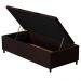 Base para Cama Box Baú Solteiro 88x188cm Hit Z04 Sintético Marrom - Mpozenato