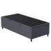 Base para Cama Box Baú Solteiro 88x188cm Hit Z04 Suede Cinza - Mpozenato