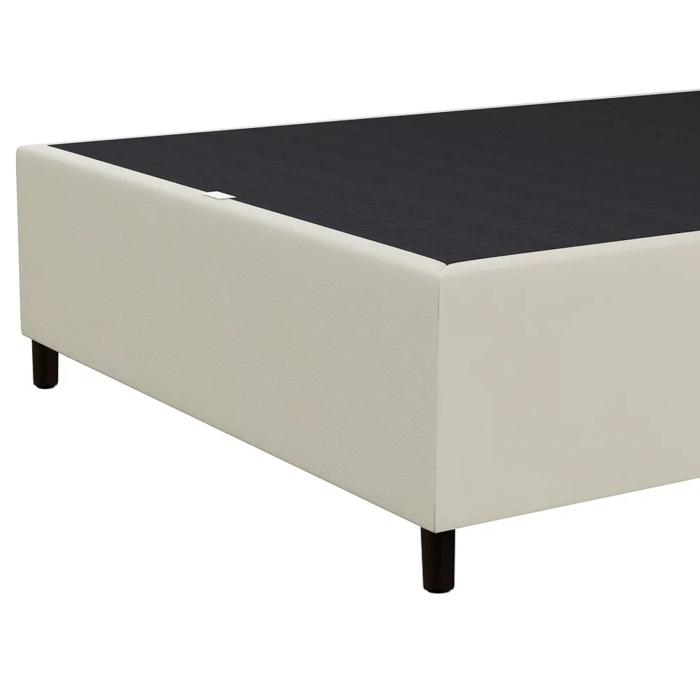 Base para Cama Box Casal 138x188cm Hit Z04 Sintético Bege - Mpozenato