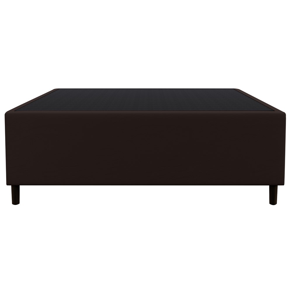 Base para Cama Box Casal 138x188cm Hit Z04 Sintético Marrom - Mpozenato