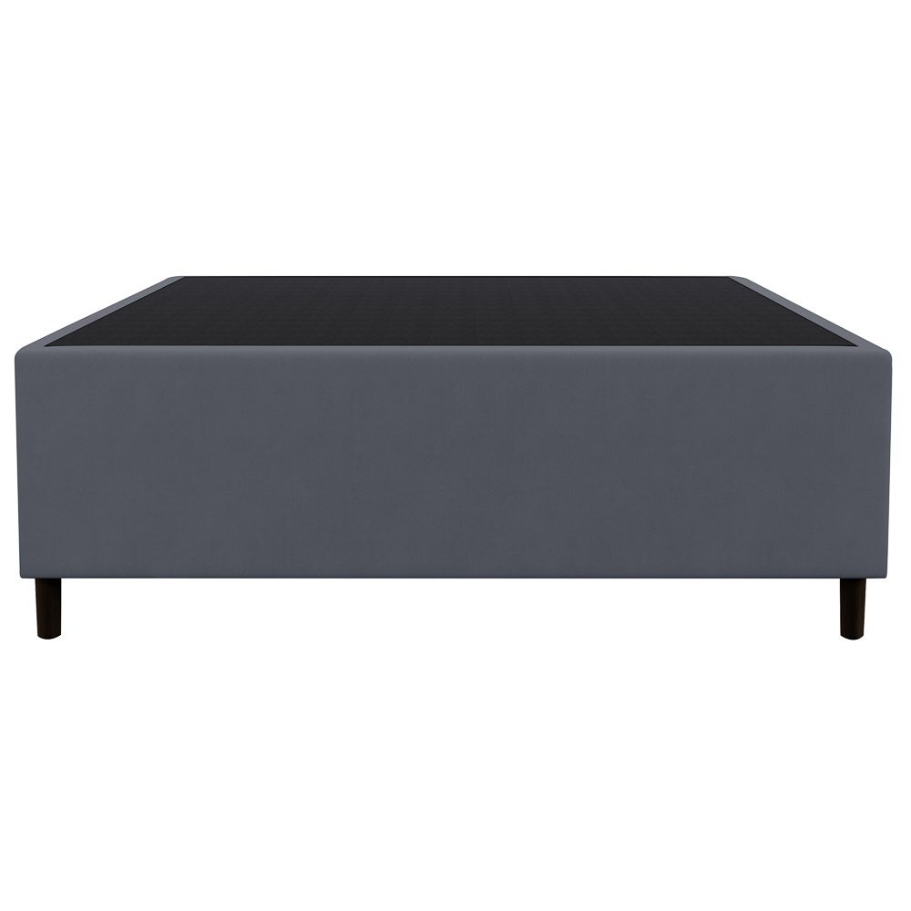 Base para Cama Box Casal 138x188cm Hit Z04 Suede Cinza - Mpozenato