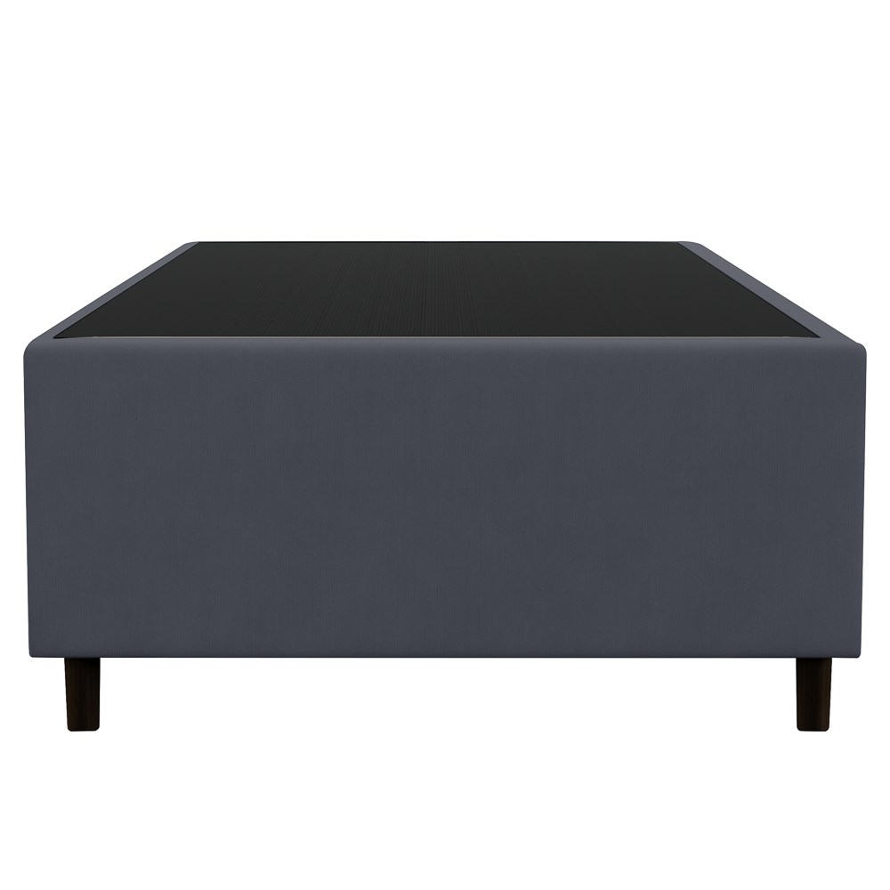 Base para Cama Box Solteiro 88x188cm Hit I02 Suede Cinza - Mpozenato