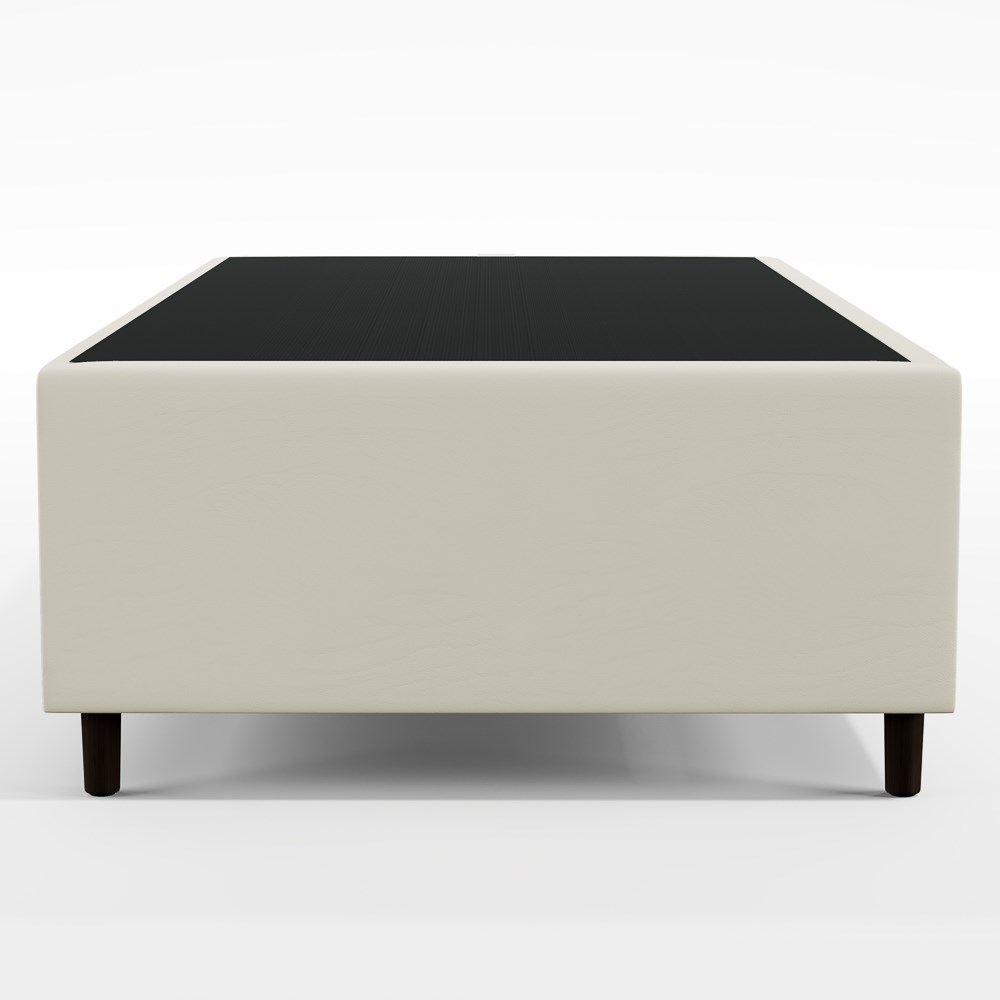 Base para Cama Box Solteiro 88x188cm Hit Z04 Sintético Bege- Mpozenato