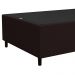 Base para Cama Box Solteiro 88x188cm Hit Z04 Sintético Marrom - Mpozenato
