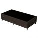 Base para Cama Box Solteiro 88x188cm Hit Z04 Suede Marrom - Mpozenato