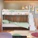 Beliche Infantil Com Escada Nichos e Gavetas Infix C06 Branco - Mpozenato