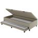 Bicama Box Baú Solteirão 96x188 cm Samy S05 Linho Bege - Mpozenato