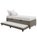 Bicama Box Baú Solteirão 96x188 cm Samy S05 Linho Marrom - Mpozenato