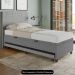 Bicama Box Baú Solteiro 88x188 cm Samy S05 Linho Cinza - Mpozenato