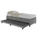 Bicama Box Baú Solteiro 88x188 cm Samy S05 Linho Cinza - Mpozenato