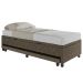 Bicama Box Baú Solteiro 88x188 cm Samy S05 Veludo Marrom - Mpozenato